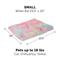 Show in main carousel: FurHaven Self-Warming Convertible Cuddle Mat Bolster Cat & Dog Bed, Small, Rainbow slide 4 of 10