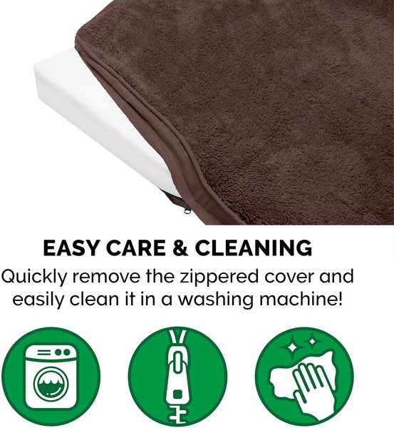 FurHaven Snuggle Deluxe Pillow Cat & Dog Bed with Removable Cover