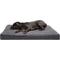 Show in main carousel: FurHaven Snuggle Deluxe Orthopedic Pillow Cat & Dog Bed with Removable Cover, Gray, Jumbo Plus slide 4 of 11
