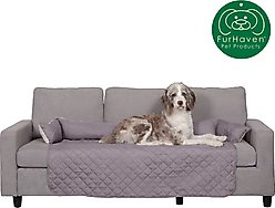 FurHaven Sofa Buddy Dog & Cat Bed Furniture Cover, Gray/Mist, X-Large slide 2 of 6