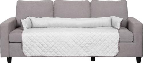 Show full view: FurHaven Sofa Buddy Dog & Cat Bed Furniture Cover, Gray/Mist, X-Large slide 4 of 9