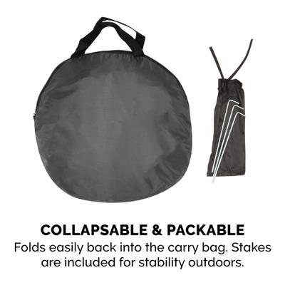 Show full view: FurHaven Soft-Sided Dog & Cat Playpen, Gray, Medium slide 8 of 10