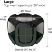 Show in main carousel: FurHaven Soft-Sided Dog & Cat Playpen, Hunter Green, Large slide 2 of 9
