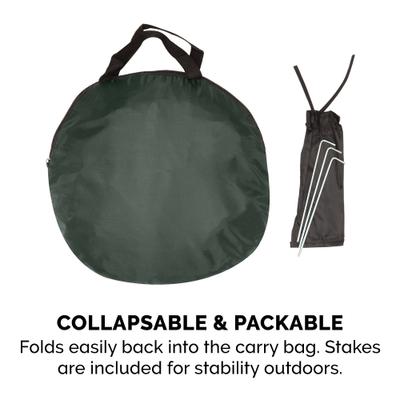 Show full view: FurHaven Soft-Sided Dog & Cat Playpen, Hunter Green, Large slide 7 of 9