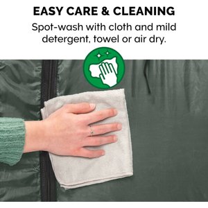 FurHaven Soft-Sided Dog & Cat Playpen, Hunter Green, X-Large