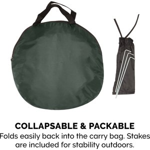 FurHaven Soft-Sided Dog & Cat Playpen, Hunter Green, X-Large