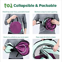 FurHaven Soft-Sided Dog & Cat Playpen, Purple, Medium slide 2 of 9
