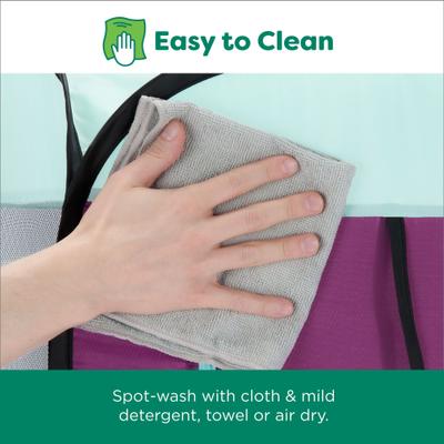 Show full view: FurHaven Soft-Sided Dog & Cat Playpen, Purple, Medium slide 6 of 10