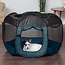 FurHaven Soft-Sided Dog & Cat Playpen, Sailor Blue, Medium