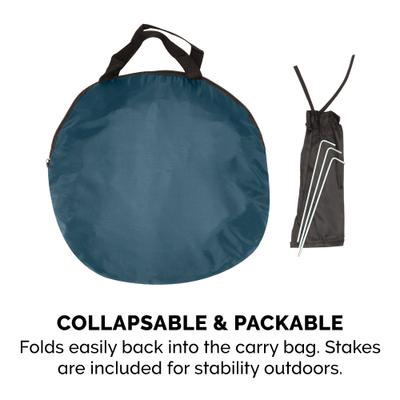 Show full view: FurHaven Soft-Sided Dog & Cat Playpen, Sailor Blue, Medium slide 7 of 9