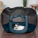 FurHaven Soft-Sided Dog & Cat Playpen, Sailor Blue, Medium