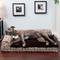 Show in main carousel: FurHaven Southwest Kilim Orthopedic Deluxe Chaise Dog & Cat Bed, Desert Brown, Large slide 1 of 10
