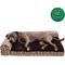 Show in main carousel: FurHaven Southwest Kilim Orthopedic Deluxe Chaise Dog & Cat Bed, Desert Brown, Large slide 4 of 10