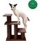 Show in main carousel: FurHaven Steady Paws Cat & Dog Stairs, Brown, 3-Step slide 4 of 8