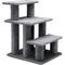 Show in main carousel: FurHaven Steady Paws Cat & Dog Stairs, Gray, 3-Step slide 3 of 7