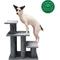 Show in main carousel: FurHaven Steady Paws Cat & Dog Stairs, Gray, 3-Step slide 4 of 7
