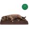 Show in main carousel: FurHaven Terry Deluxe Cooling Gel Pillow Cat & Dog Bed with Removable Cover, Espresso, Large slide 2 of 9