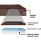 Show in main carousel: FurHaven Terry Deluxe Cooling Gel Pillow Cat & Dog Bed with Removable Cover, Espresso, Large slide 5 of 9