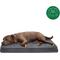 Show in main carousel: FurHaven Terry Deluxe Cooling Gel Pillow Cat & Dog Bed with Removable Cover, Gray, Large slide 4 of 10