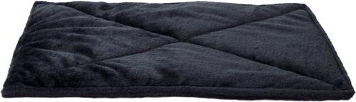 Show full view: FurHaven ThermaNAP Faux Fur Self-Warming Dog & Cat Mat, Black, Small slide 3 of 9