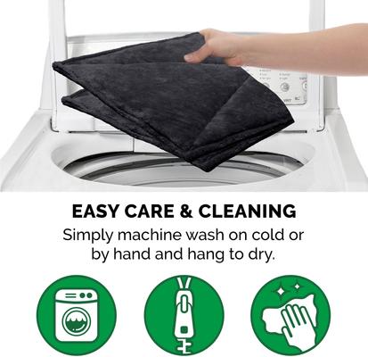 Show full view: FurHaven ThermaNAP Faux Fur Self-Warming Dog & Cat Mat, Black, Small slide 7 of 9