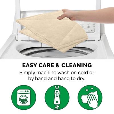 Show full view: FurHaven ThermaNAP Faux Fur Self-Warming Dog & Cat Mat, Cream, Large slide 6 of 8