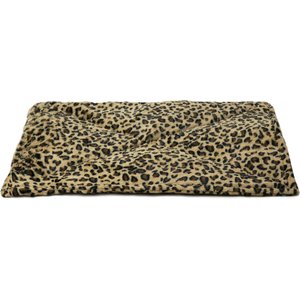 FurHaven ThermaNAP Faux Fur Self-Warming Dog & Cat Mat, Leopard, Small