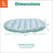 Show in main carousel: FurHaven Trail Pup Packable Stuff Sack Travel Pillow Dog Bed, Aqua & Granite Gray, Large slide 8 of 11