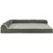 Show in main carousel: FurHaven Two-Tone Deluxe Chaise Memory Top Cat & Dog Bed with Removable Cover, Dark Sage, Jumbo slide 3 of 11