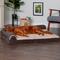 Show in main carousel: FurHaven Two-Tone Deluxe Chaise Memory Top Cat & Dog Bed with Removable Cover, Espresso, Jumbo slide 1 of 12