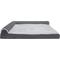 Show in main carousel: FurHaven Two-Tone Deluxe Chaise Memory Top Cat & Dog Bed with Removable Cover, Stone Gray, Jumbo Plus slide 3 of 11