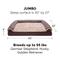 Show in main carousel: FurHaven Two-Tone Fur & Suede Orthopedic Cat & Dog Bed with Removable Cover, Espresso, Jumbo slide 3 of 10