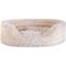 Show in main carousel: FurHaven Ultra Plush Oval Bolster Cat & Dog Bed with Removable Cover, Cream, Medium slide 4 of 11