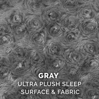 Show full view: FurHaven Ultra Plush Oval Bolster Cat & Dog Bed with Removable Cover, Gray, Small slide 7 of 11