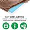 Show in main carousel: FurHaven Velvet Waves Perfect Comfort Cooling Gel Bolster Cat & Dog Bed with Removable Cover, Brownstone, Jumbo Plus slide 8 of 10