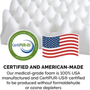 FurHaven Velvet Waves Perfect Comfort Orthopedic Sofa Cat & Dog Bed with Removable Cover, Brownstone, Large