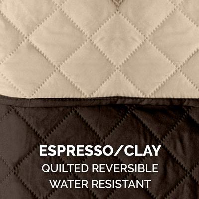 Show full view: FurHaven Water-Resistant Reversible Furniture Protector, Espresso/Clay, Chair slide 8 of 11
