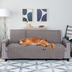 FUNYKICH Dog Couch Cover 27.6x82.7 Inch - Non-Slip Pet Sofa Protector In Blue-Grey
