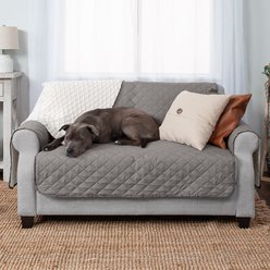 FurHaven Water-Resistant Reversible Furniture Protector, Love Seat, 2 count, Gray/Mist