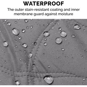 FurHaven Waterproof Cat & Dog Blanket Protector, Large, Gray