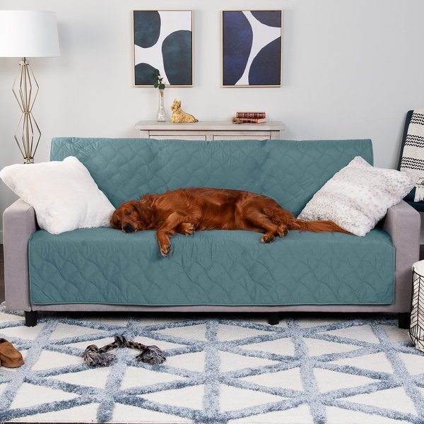 Show full view: FurHaven Waterproof Cat & Dog Blanket Protector, Large, Nile Blue slide 2 of 10