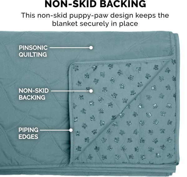 Show full view: FurHaven Waterproof Cat & Dog Blanket Protector, Large, Nile Blue slide 7 of 10
