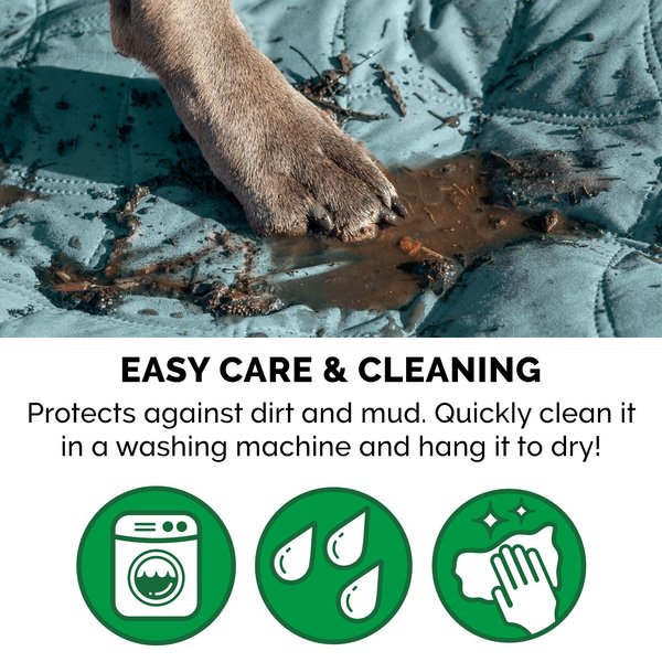 Show full view: FurHaven Waterproof Cat & Dog Blanket Protector, Large, Nile Blue slide 8 of 10