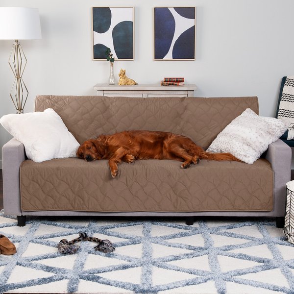 Show full view: FurHaven Waterproof Cat & Dog Blanket Protector, Medium, Brownstone slide 2 of 10