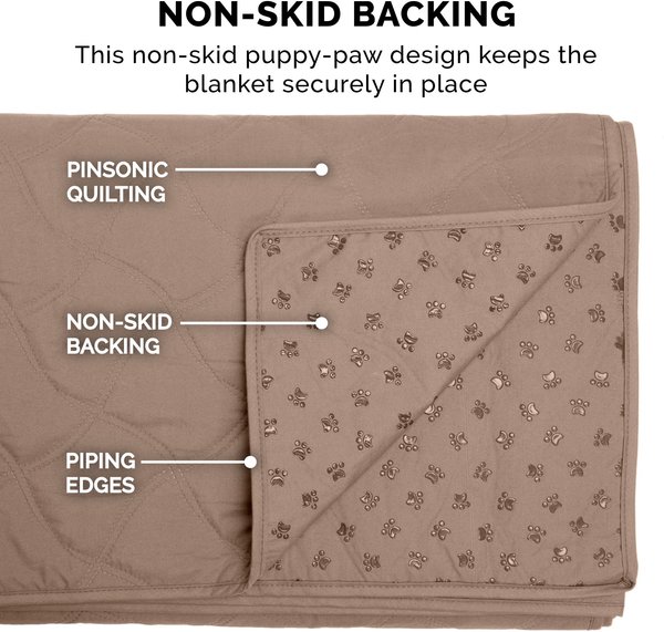Show full view: FurHaven Waterproof Cat & Dog Blanket Protector, Medium, Brownstone slide 7 of 10