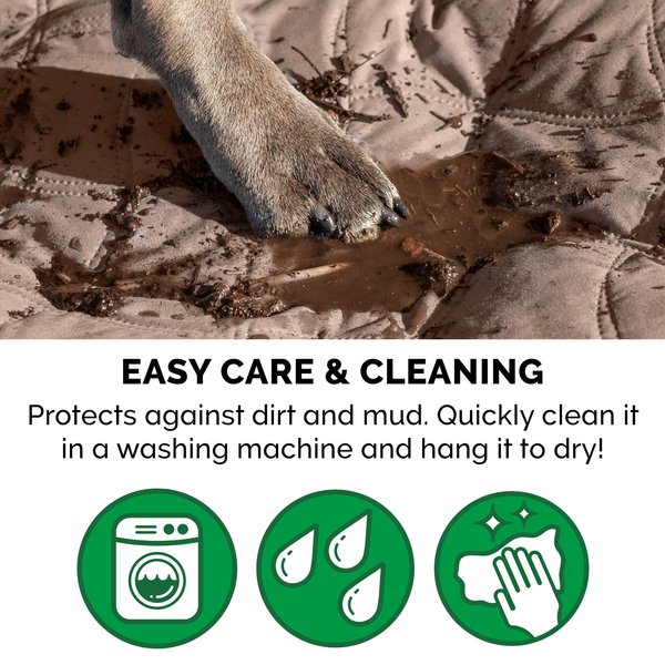 Show full view: FurHaven Waterproof Cat & Dog Blanket Protector, Medium, Brownstone slide 8 of 10