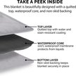 Show in main carousel: FurHaven Waterproof Cat & Dog Blanket Protector, Medium, Gray slide 5 of 10