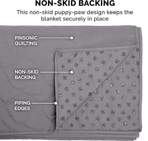 Show full view: FurHaven Waterproof Cat & Dog Blanket Protector, Medium, Gray slide 6 of 10
