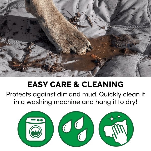 Show full view: FurHaven Waterproof Cat & Dog Blanket Protector, Medium, Gray slide 8 of 10