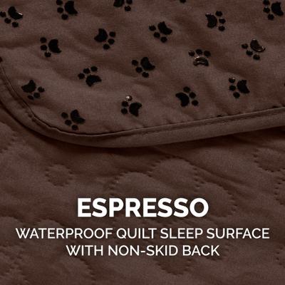 Show full view: FurHaven Waterproof Non-Skid Back Furniture Protector, Dark Brown, Recliner slide 9 of 10